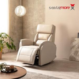 [시트앤모어]벤틀리 2모터 전동 1인 이태리 천연통가죽 리클라이너소파