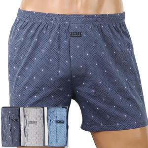 남성 남자 니트 면 스판 트렁크 사각 빅사이즈 95-110 팬티 3매 766