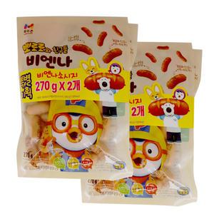 목우촌 뽀로로와친구들 비엔나소시지 (270gx2개)x2개