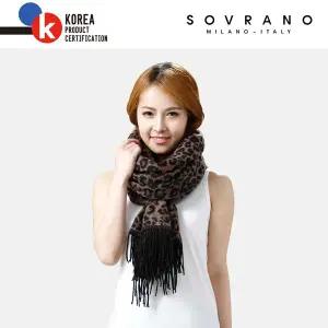 [대구백화점] [소브라노]여성 겨울 호피 레오파드 머플러 숄(HK-06-202012)