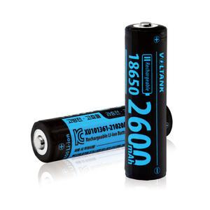 18650배터리 리튬이온충전지 KC인증 2600mAh(고방전)