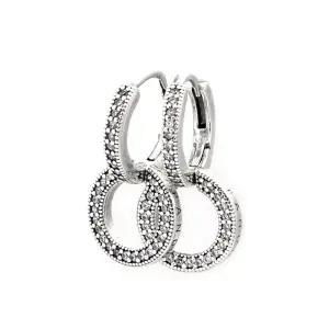 [당일출고]  스파클링 더블 후드 귀걸이 299052C01