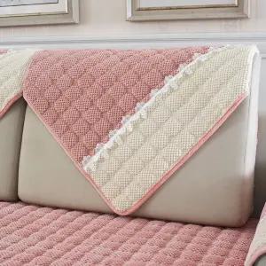 마쉬멜로우 극세사 쇼파패드 1인용 소파 70x70cm