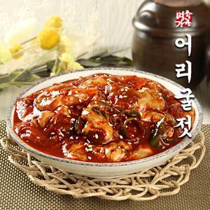 [속초명가젓갈] 국내산 통영 신선한 굴로 만든 남도식 어리굴젓 600g 1kg