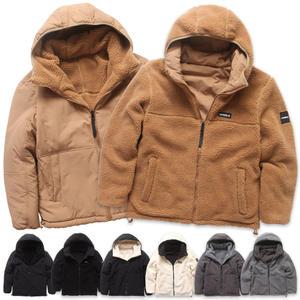 WS173리버시블양털후드집업점퍼 남자 남성 가을 겨울 빅사이즈