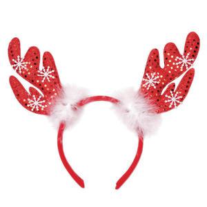 크리스마스 : 사슴뿔 헤어밴드 머리띠 (대형 낱개) (783498)