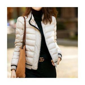 여성 배색 숏패딩 점퍼 HH-D21