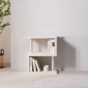 아이앤 레나550멀티소형2단ㄹ책장BR