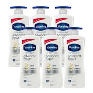 유니레버 바세린 인텐시브케어 어드밴스드 리페어로션 600ml 6개