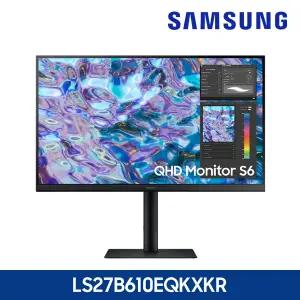 삼성전자 27인치 컴퓨터모니터 S27B610 IPS 고해상도 QHD 피벗스탠드