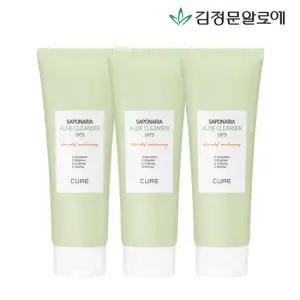 [김정문알로에] 큐어 알로에 사포나리아 클렌저 1975 3개