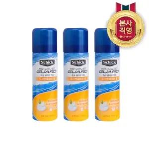 쉬크 쉐이브가드 워시앤쉐이브 폼 210g x 3개