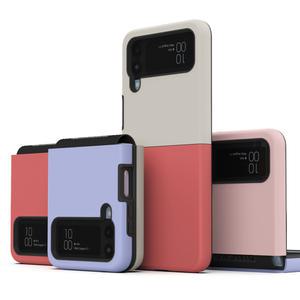 갤럭시 Z플립4 케이스 힌지보호 풀커버 심플 컬러 소프트 파스텔 범퍼 하드 커버 지플립4 제트플립4 5G