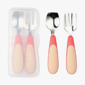 퍼기 스푼포크세트, 코랄레드, 1개