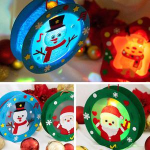 [문구티쳐] 민화샵 크리스마스 펠트등 만들기 (3종) LED 반짝반짝 무드등 펠트 diy