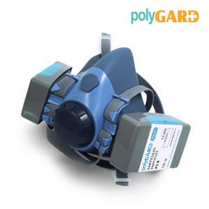 polyGARD 폴리가드 방독면 방독마스크 방진마스크 반면형 면체 7500 S,M,L사이즈 (3M 7502)