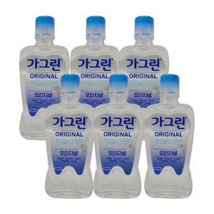 가그린 250ml 6개 오리지널 가글 구강청결제 입냄새제거