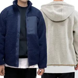 헤비 후리스 점퍼 양털 후드 뽀글이 남녀공용 빅사이즈