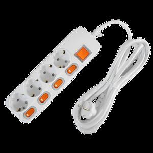 접지 절전 4구3호 2.5m 멀티탭 전기코드 멀티 콘센트 국산