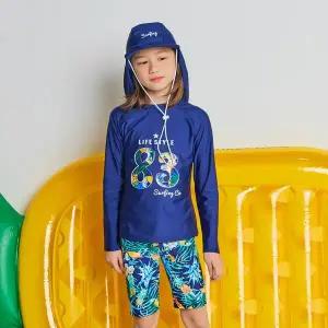 [보리보리/아이스샌드]아이스샌드 남주니어래쉬가드세트 BR-8815