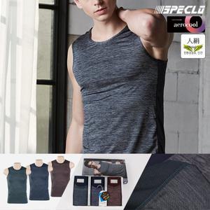 [스페클로]아벨 인견 런닝 남성나시속옷 3종세트