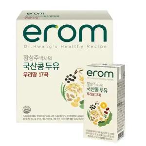 이롬 황성주 국산콩 우리땅 17곡 두유 190ml x32팩(유통기한 26년 3월이후)