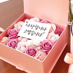 어버이날 플라워용돈박스 꽃선물 이벤트 부모님 생신 파티 용돈선물 21x17.5cm