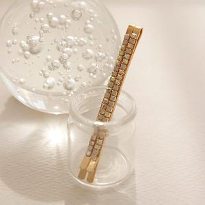 [제이로렌] 오팔 큐빅 일자 세트 실핀 H0990