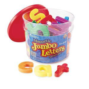 [키움하우스]ssg[러닝리소스] 점보자석소문자알파벳40피스 영어 알파벳 놀이 학습 교구 완구