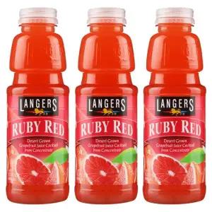 랭거스 루비레드 자몽 449ml x 12페트 수입 과일 주스