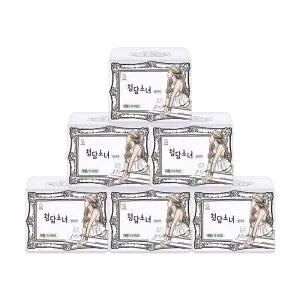 청담소녀 대나무 탑시트 오리지널 생리대 6팩 [중형 대형 오버나이트]