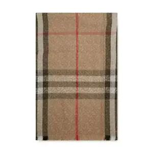 버버리 공용 빈티지 체크 아카이브 베이지 스카프 8055872