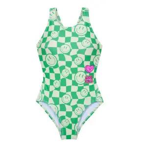 [레노마수영복](하남점)폴리백 증정 여아 스마일 X-BACK 원피스수영복 그린 RN-GS2D801-GN