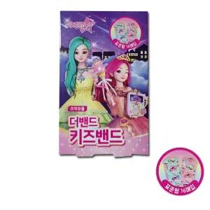 시크릿쥬쥬 더밴드 키즈밴드표준형16매입 / 상처밴드 캐릭터패턴 일회용 반창고