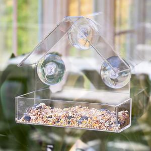 투명하우스 / 버드피딩 새모이통 베란다 야외 정원 새모이집 급식기 참새 먹이통 버드피더