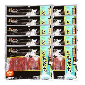 도모다찌 오리고기 380g x 10개 강아지 사사미 간식