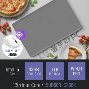 ⓒ LG 2023 울트라PC 15UD50R-GX56K 32GB 1TB WIN11 [무선 마우스&패드]