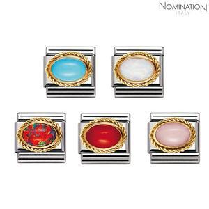 [노미네이션]컴포저블 클래식 하드스톤, 18K 골드 링크 030507 (택1)