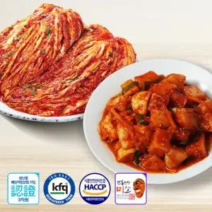 안동학가산 생김치 고랭지 배추 혼합김치세트 총10kg  포기 5kg+봉화 깍두기 5kg)
