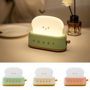 [텐바이텐]헤이스테이 토스트 캐릭터 무드등 3color 그린 옐로우 핑크 USB