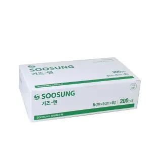 수성접은거즈 2x2x8p,5cmx5cmx8겹,200매입