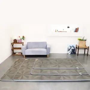 한솔 투툼한두께 전기카페트매트 다이아무늬/전기매트 거실전기매트 전기장판 전기카페트매트 온열매트