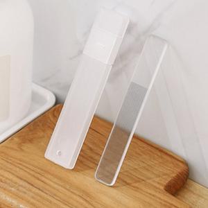 투명 유리 손톱정리야스리 네일화일 광택기 주름 연마 바 미니 작은