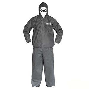 방진복 방역복 일회용 부직포 작업복 전신보호복 투피스 2XL 회색