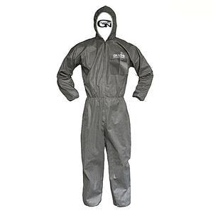 방진복 방역복 일회용 부직포 작업복 전신보호복 원피스 2XL 회색