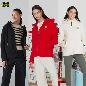 미시건 대학교 여성 본딩 플리스 재킷