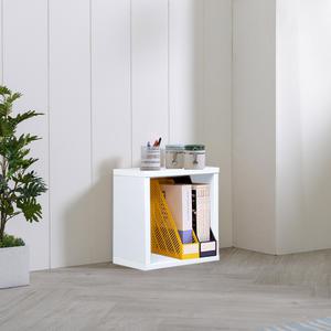 베르데 오각 400 1단 공간박스 미니 틈새 낮은 책장