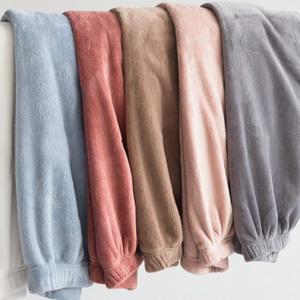 남녀공용 수면바지 허리밴딩 극세사 파자마 잠옷 팬츠 부드러운