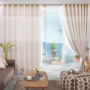 [지나송]더비 아일렛 나염 암막커튼(450x230)(봉 끈 후사고리)..[33727965]