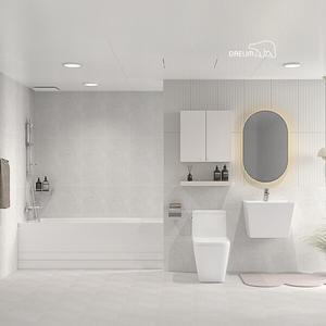 대림바스 무드웨이브 LED 거울형 거실욕실 리모델링